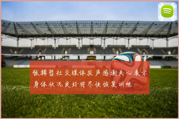 张稀哲社交媒体发声感谢关心表示身体状况良好将尽快恢复训练